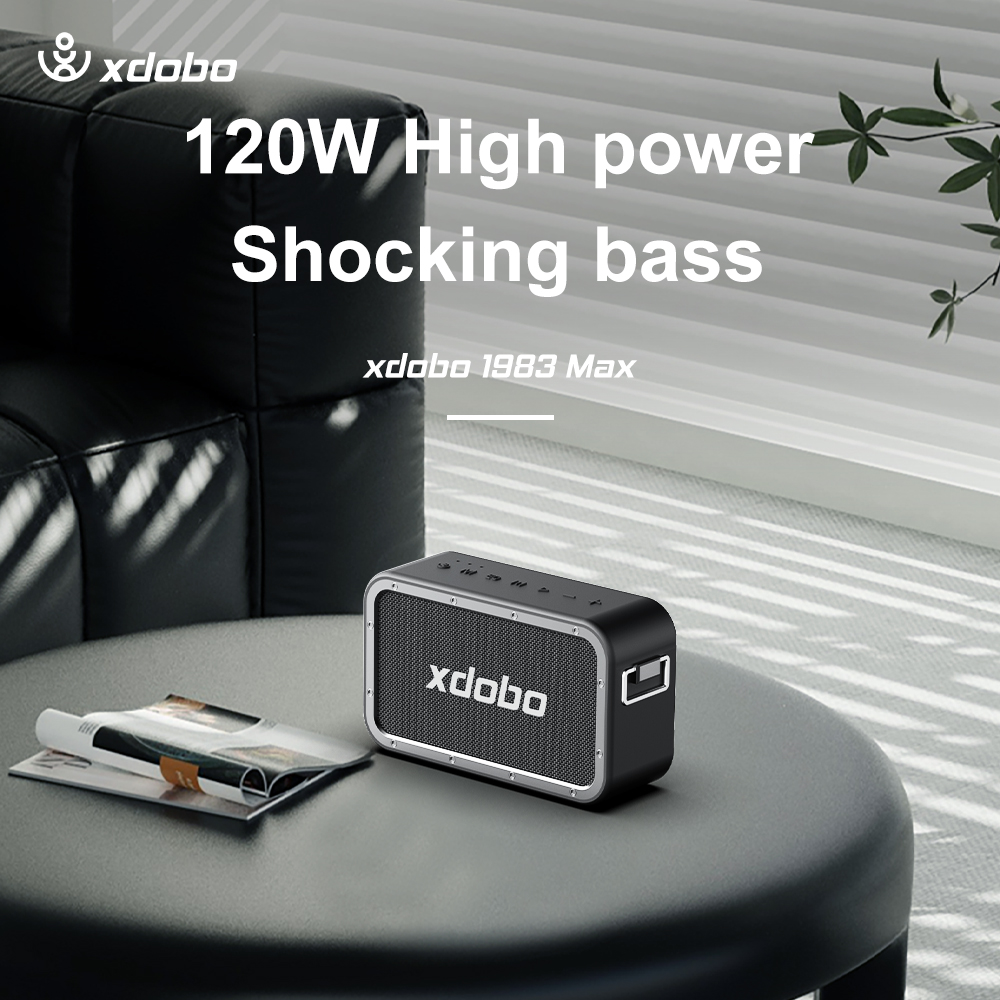 Outdoor Power Board Box - XDOBO 1983 Max 120W ลําโพงบลูทูธกันน้ํา Deep