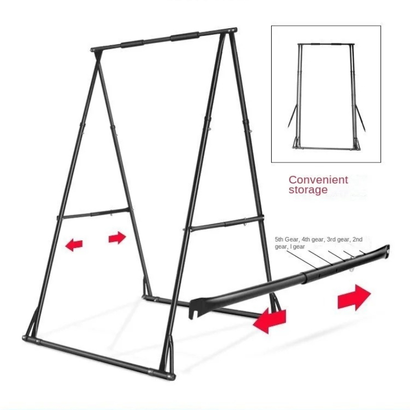 Outdoor Power Tower Pull Up Bar - บาร์โหนพับได้สำหรับออกกำลังกายที่บ้าน อุปกรณ์ออกกำลังกายอเนกประสงค์สำหรับใช้ในบ้านและนอกบ้าน รุ่นใหม่