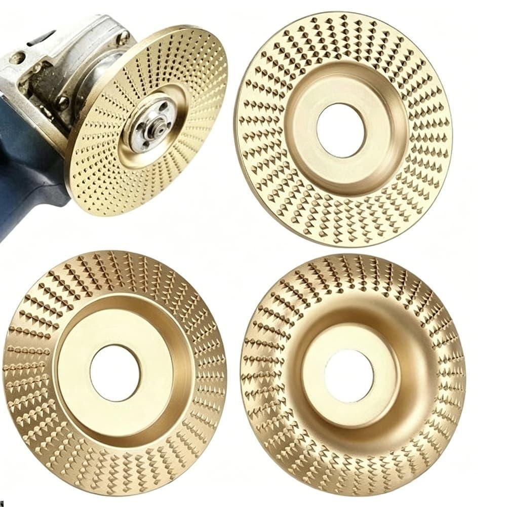 Stump Grinder Attachment - แผ่นแกะสลักไม้สำหรับเครื่องเจียร, แผ่นเจียรขัดแต่งรูปร่างไม้, อุปกรณ์เสริมเครื่องเจียรสำหรับงานไม้