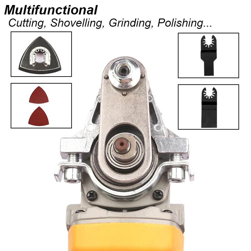 Stump Grinder Attachment - อะแดปเตอร์ใบเลื่อยอเนกประสงค์สำหรับเครื่องเจียรมุม แบบสั่นสะเทือน อะไหล่เครื่องมือไฟฟ้าอเนกประสงค์ ขนาด M10 M14