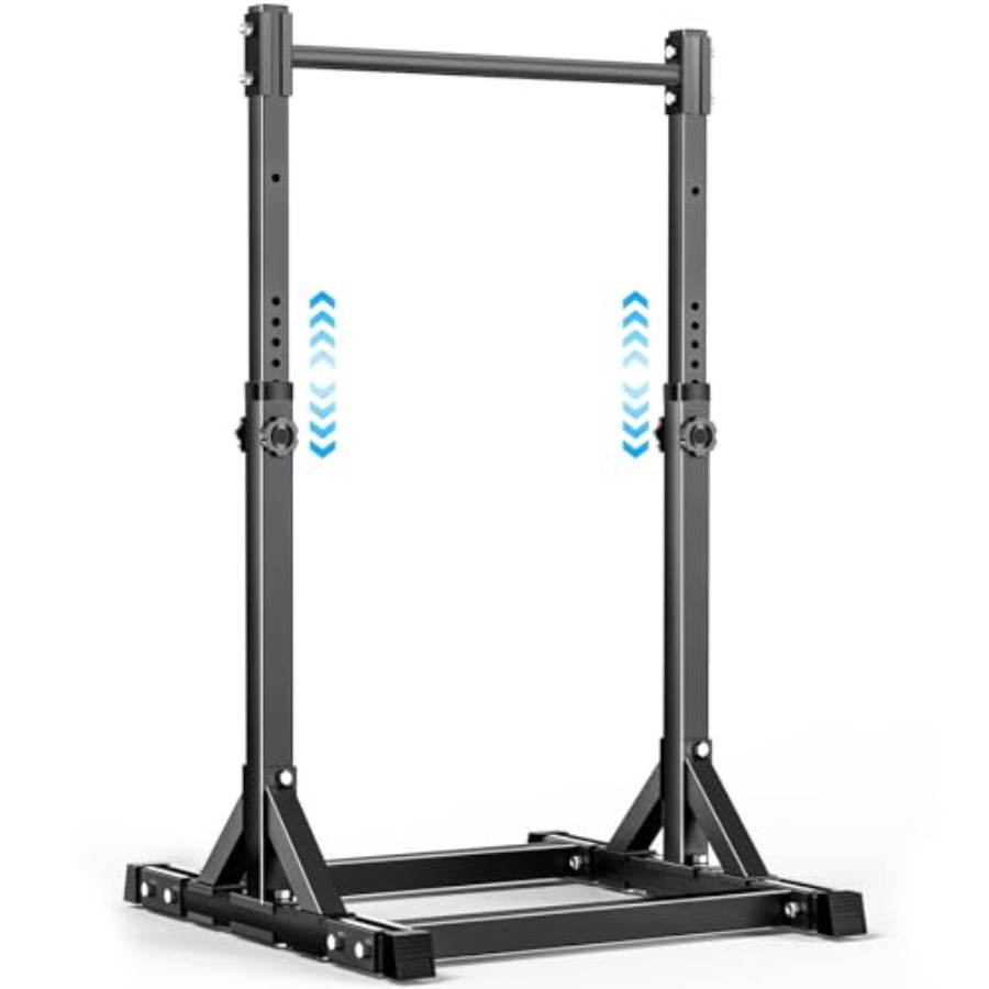 Outdoor Power Tower Pull Up Bar - บาร์โหนปรับระดับได้แบบตั้งพื้น สำหรับยิมที่บ้าน ใช้ได้ทั้งภายนอกและภายในอาคาร แข็งแรงทนทาน ใช้งานได้หลากหลาย พร้อมพื้นผิวกันลื่น