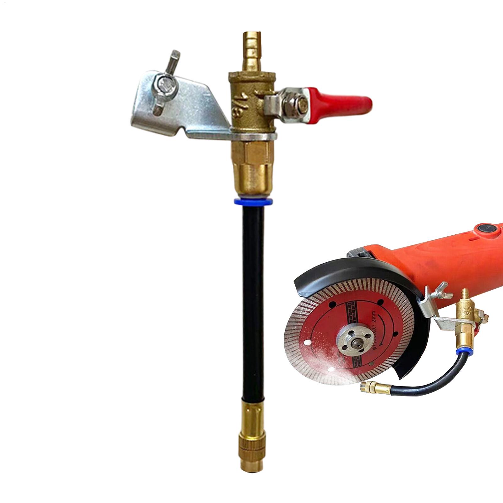 Stump Grinder Attachment - เครื่องพ่นน้ำกำจัดฝุ่นสำหรับเครื่องตัด 2 โหมด ระบบพ่นละอองน้ำหล่อเย็นแบบยืดหยุ่นอเนกประสงค์สำหรับเครื่องเจียร