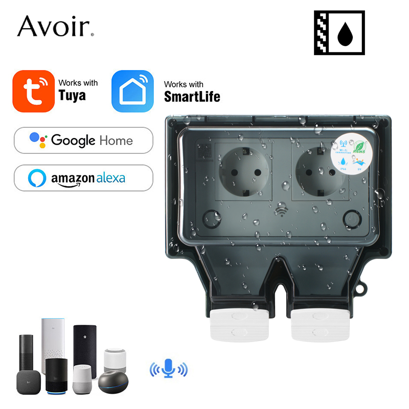 Avoir Tuya ผนังซ็อกเก็ตไฟฟ้า I - Outdoor Power Parts บทวิจารณ์และราคา