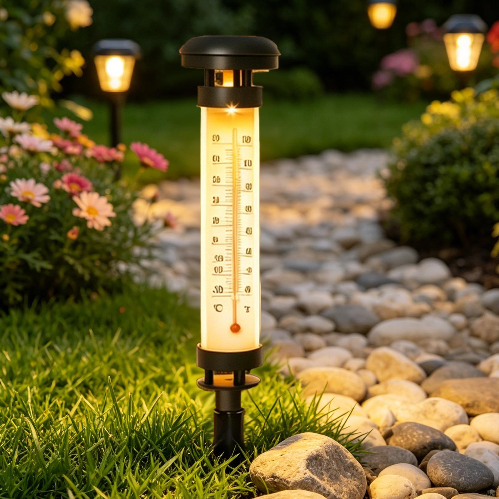 ไฟพลังงานแสงอาทิตย์สำหรับทางเด - Outdoor Yard Power Stake บทวิจารณ์และราคา