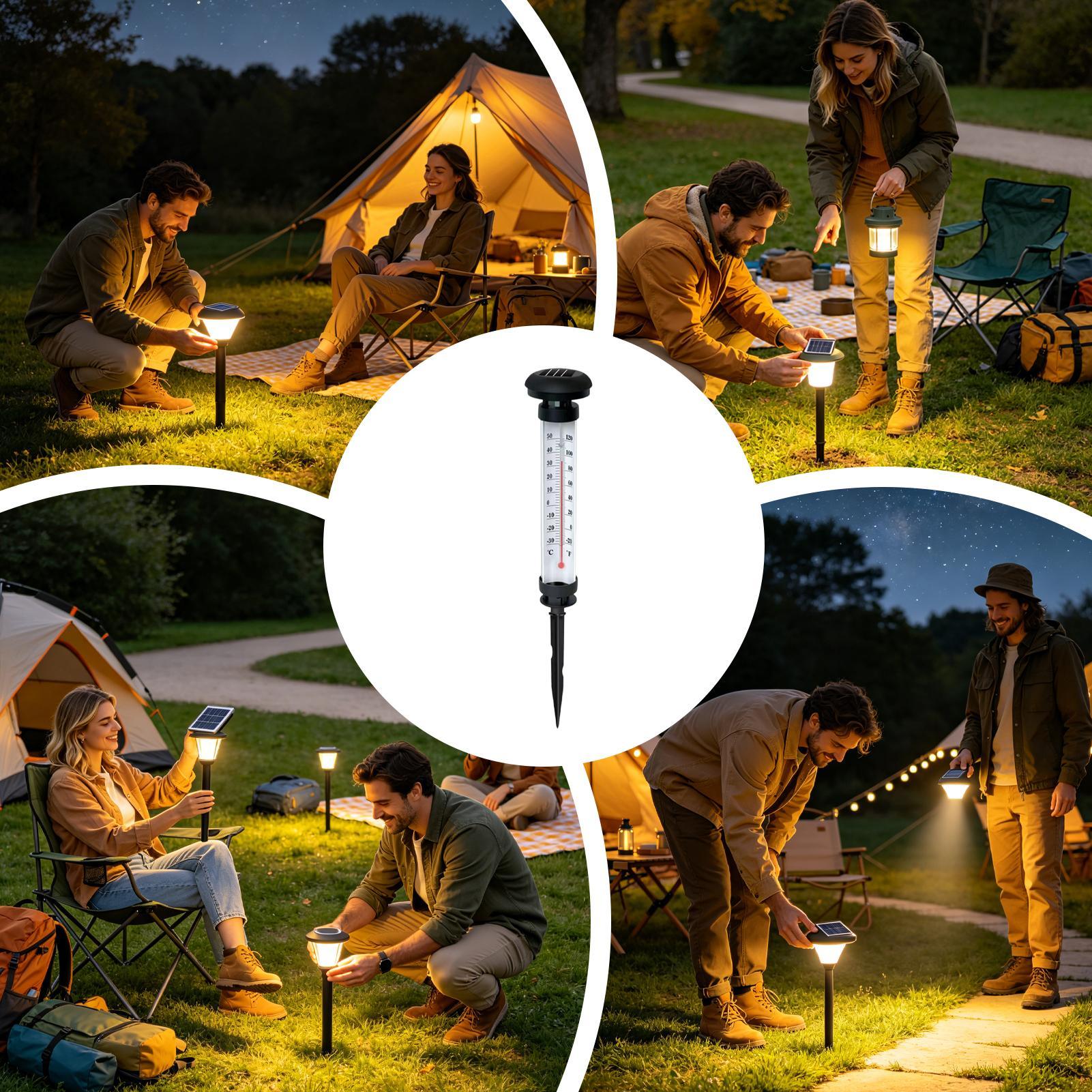 ไฟพลังงานแสงอาทิตย์สำหรับทางเด - Outdoor Yard Power Stake บทวิจารณ์และราคา