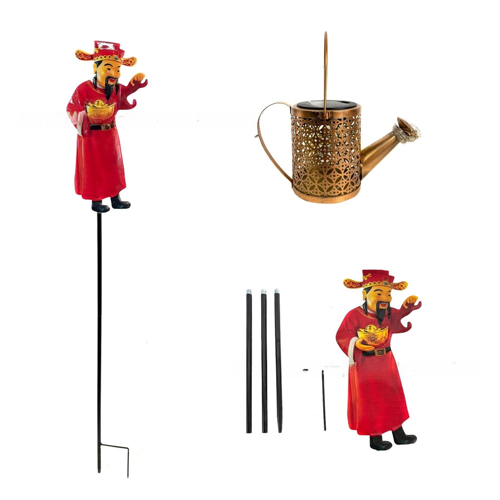 โคมไฟรดน้ำต้นไม้พลังงานแสงอาทิ - Outdoor Yard Power Stake บทวิจารณ์และราคา