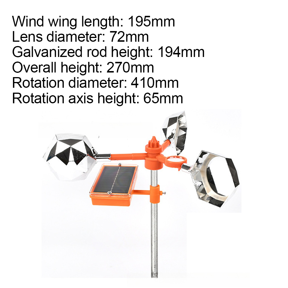 เครื่องไล่นกสีส้มสำหรับสวนและพ - Outdoor Power Solutions บทวิจารณ์และราคา