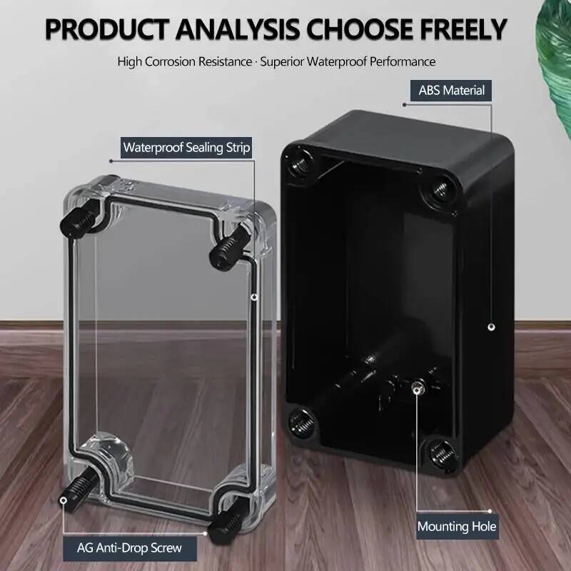 2 ชิ้นฝาครอบโปร่งใสกล่องกันน้ำ - Outdoor Power Supply บทวิจารณ์และราคา