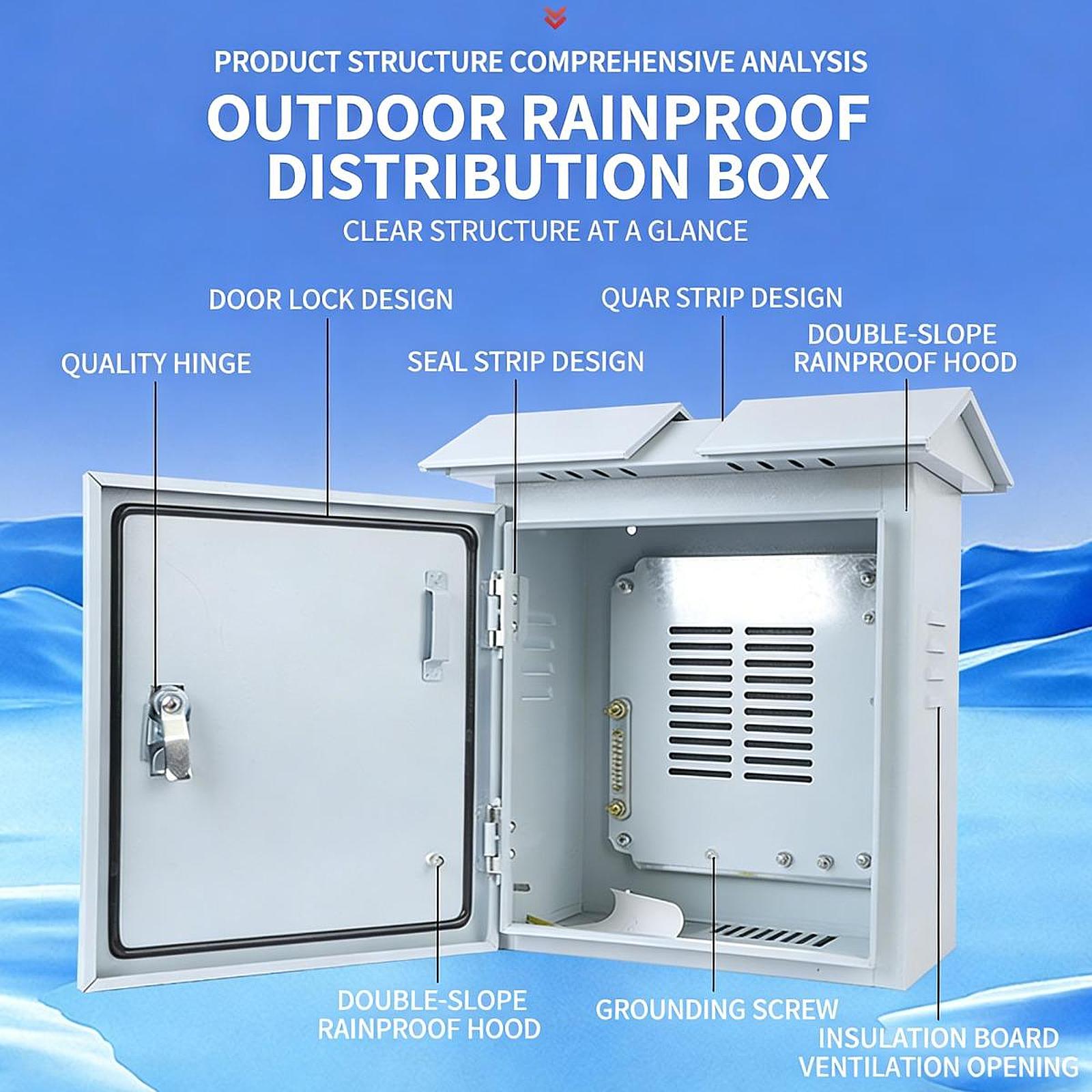 กล่องไฟฟ้ากลางแจ้ง ทนทาน กันน้ - Outdoor Power Outlet Box บทวิจารณ์และราคา