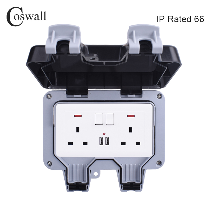 Coswall IP66 Weatherproof กันน - Outdoor Power Outlet Box บทวิจารณ์และราคา