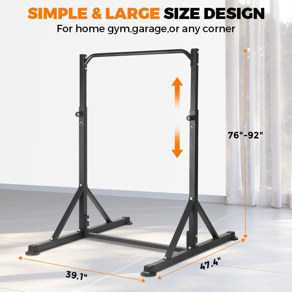 เครื่องออกกำลังกายแบบปรับได้สำ - Outdoor Power Tower Pull Up Bar บทวิจารณ์และราคา