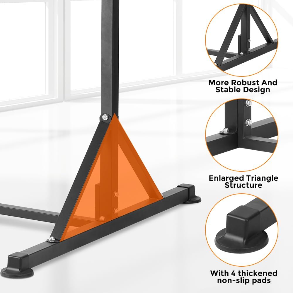 เครื่องออกกำลังกายแบบปรับได้สำ - Outdoor Power Tower Pull Up Bar บทวิจารณ์และราคา