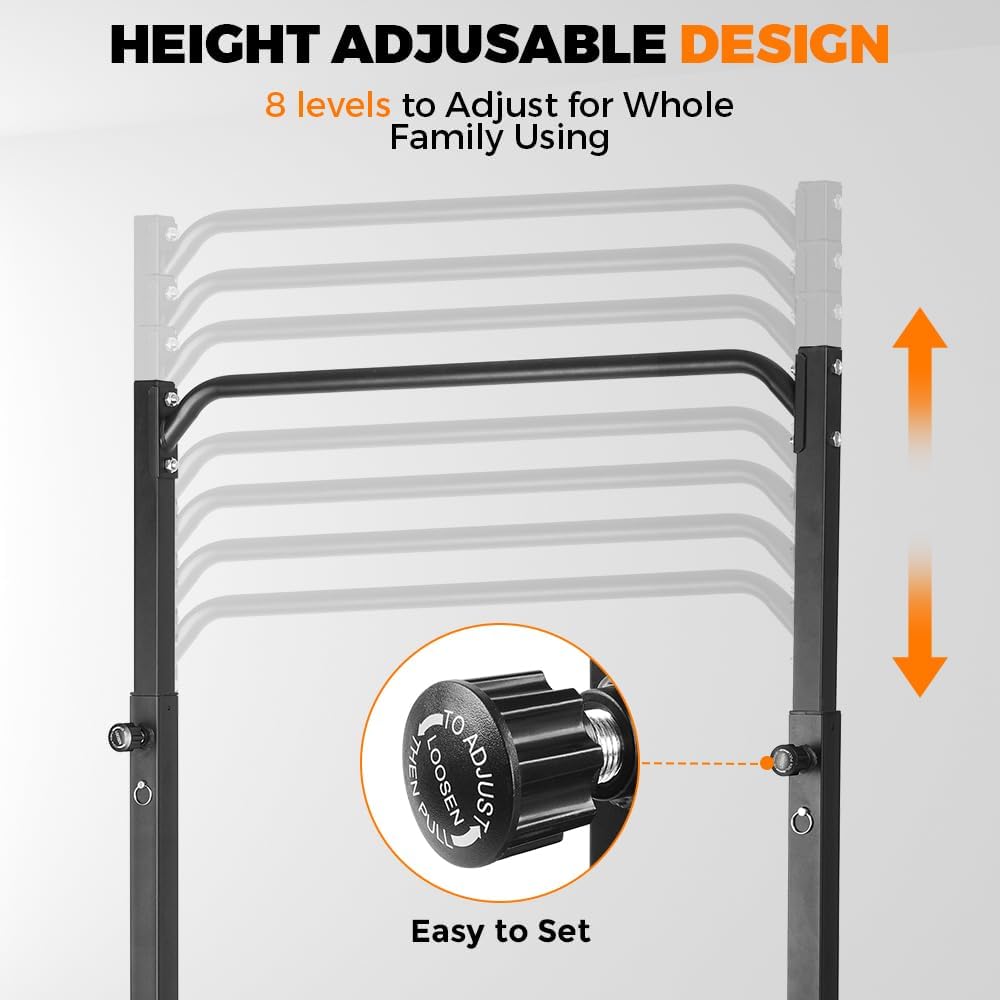 เครื่องออกกำลังกายแบบปรับได้สำ - Outdoor Power Tower Pull Up Bar บทวิจารณ์และราคา