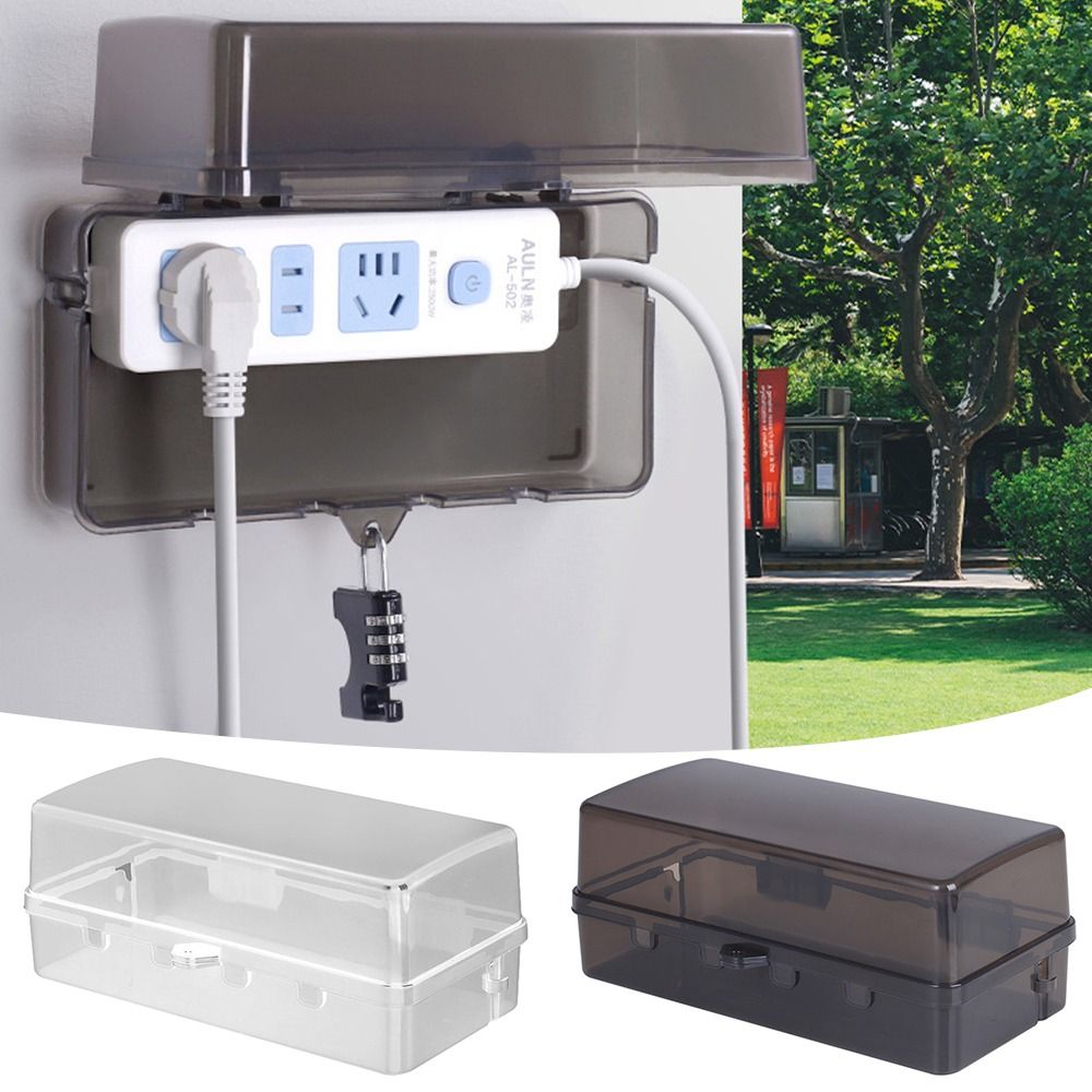 กล่องปลั๊กพลาสติกทนทาน ป้องกัน - Outdoor Power Outlet Box บทวิจารณ์และราคา