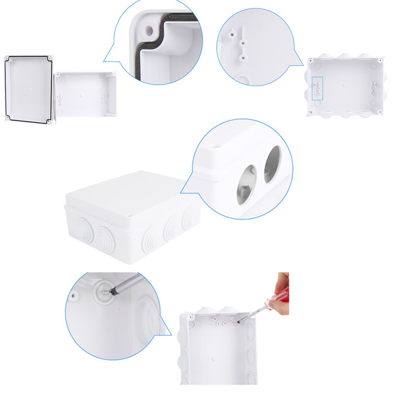 RA RT ขายส่งพลาสติก ABS IP65 I - Outdoor Power Board Box บทวิจารณ์และราคา