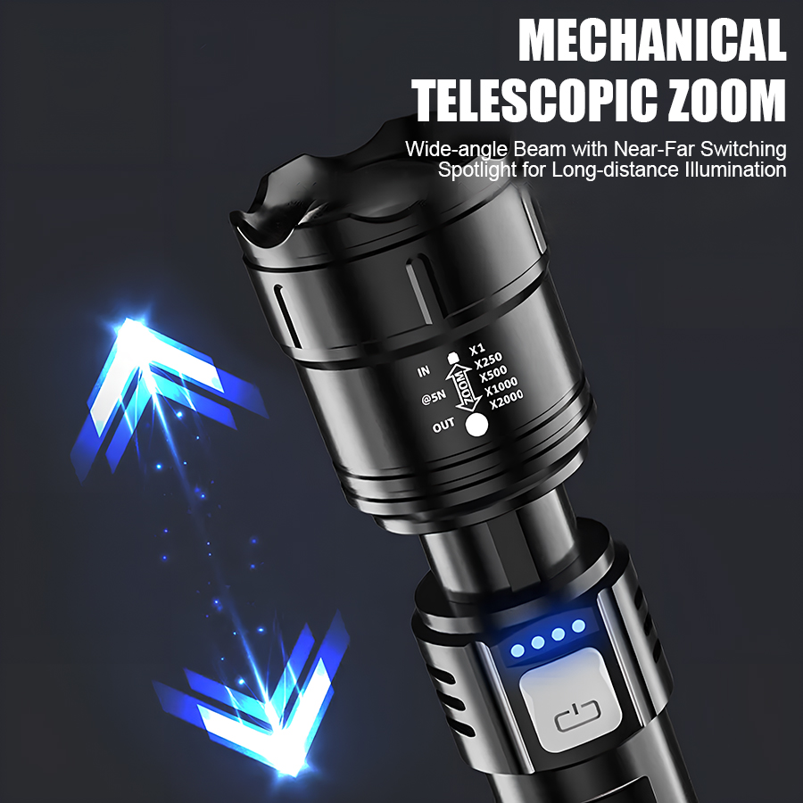 ไฟฉาย LED พลังงานสูง P50 แบบชา - Outdoor Power Supply บทวิจารณ์และราคา