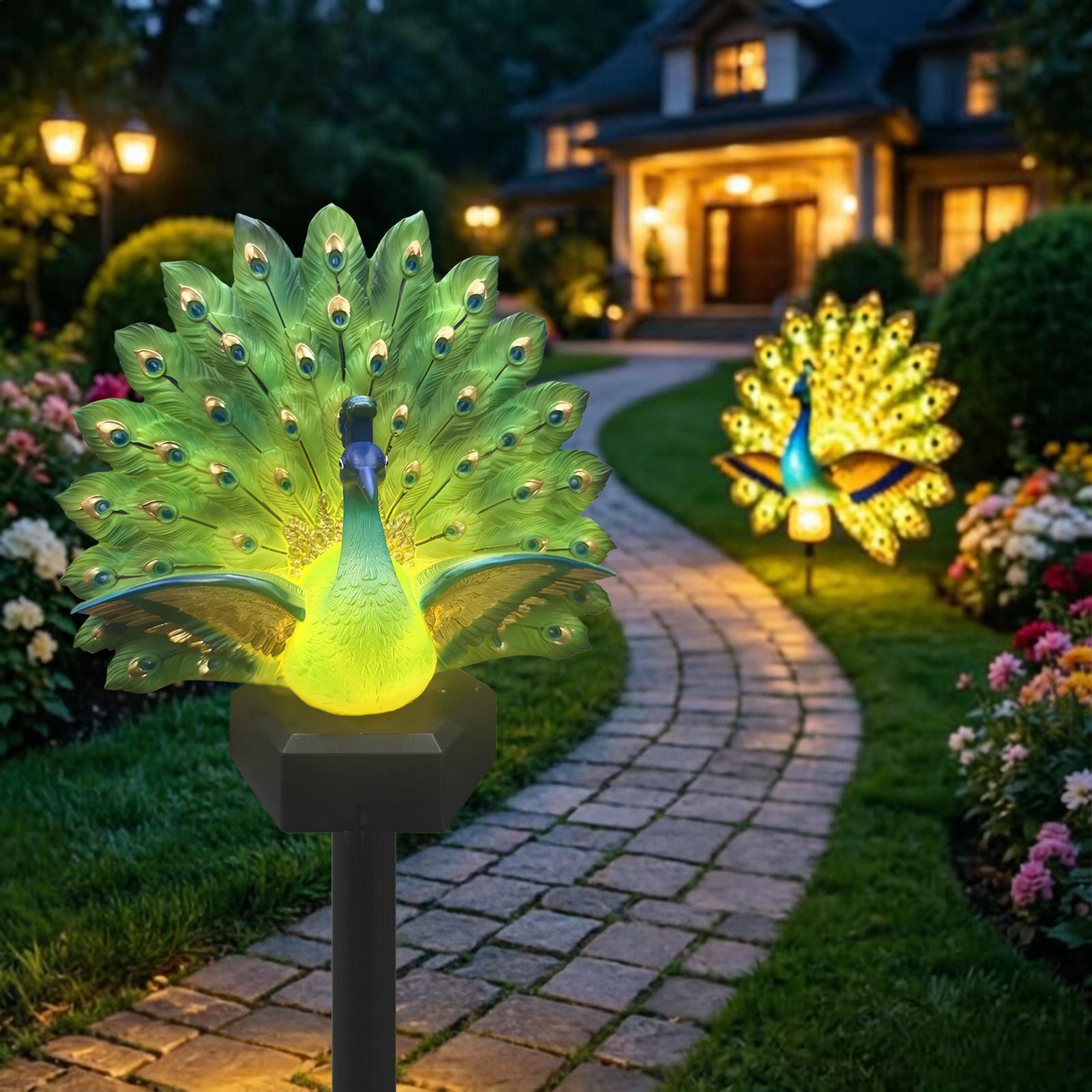 ของตกแต่งสนามหญ้ารูปนกพลังงานแ - Outdoor Yard Power Stake บทวิจารณ์และราคา