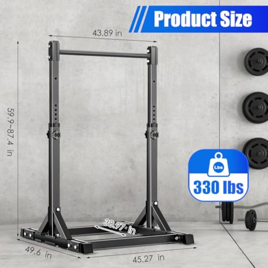 บาร์โหนปรับระดับได้แบบตั้งพื้น - Outdoor Power Tower Pull Up Bar บทวิจารณ์และราคา