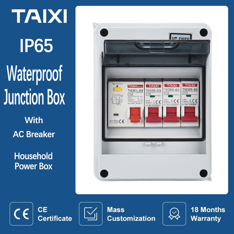 กลางแจ้งครัวเรือนสวิตช์ MCB กั - Outdoor Power Board Box บทวิจารณ์และราคา