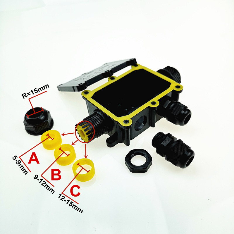 IP68กล่องเชื่อมต่อสายไฟกันน้ำ6 - Outdoor Power Board Box บทวิจารณ์และราคา