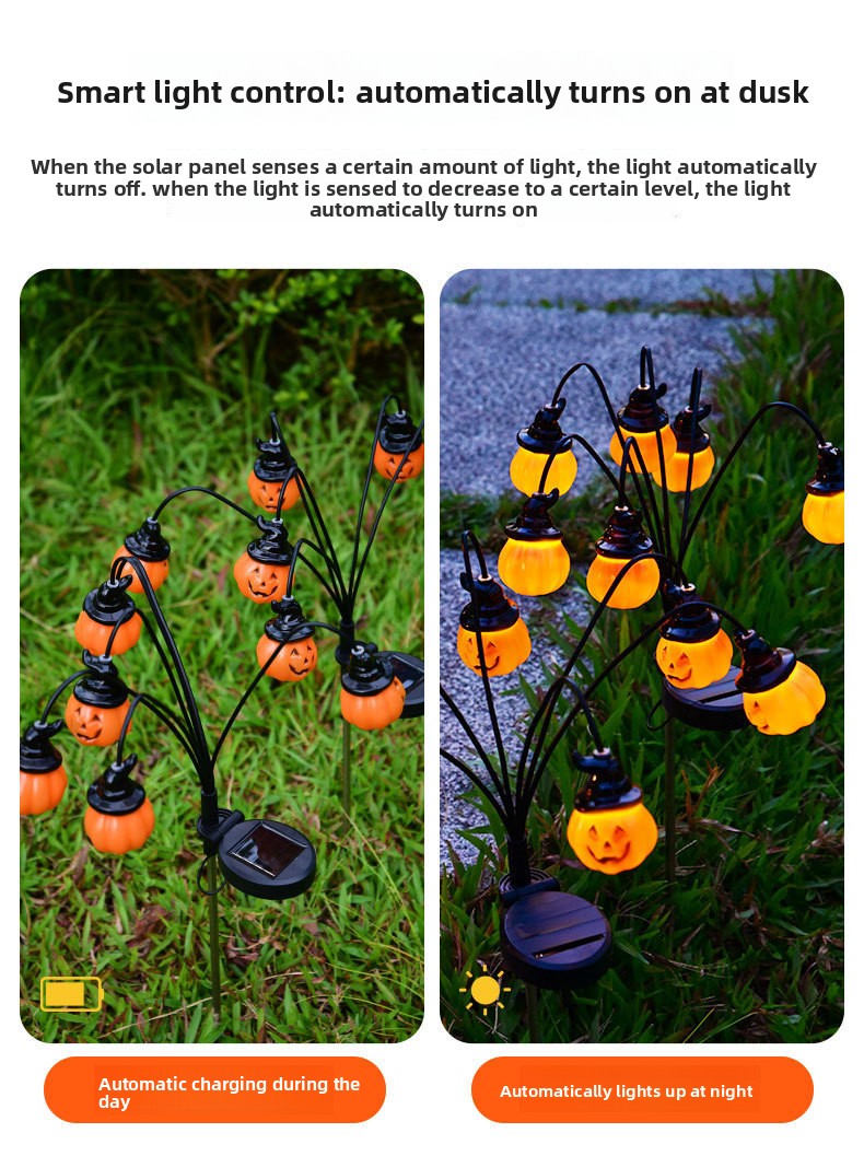 ไฟประดับทางเดินฮาโลวีนพลังงานแ - Outdoor Yard Power Stake บทวิจารณ์และราคา
