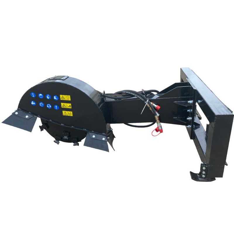 เครื่องบดตอไม้ที่ติดตั้งกับรถต - Stump Grinder Attachment บทวิจารณ์และราคา