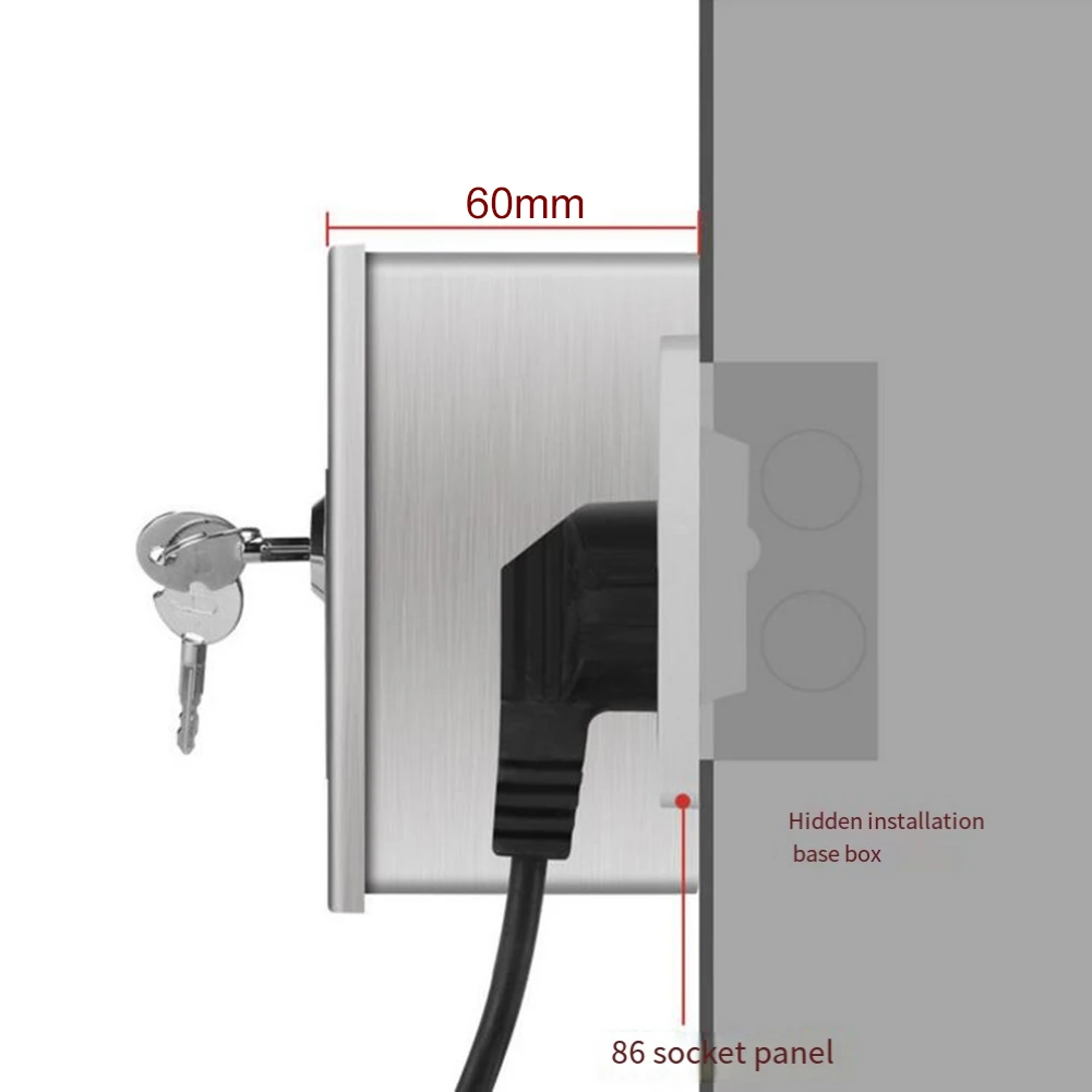 กลอนล็อคกล่องไฟฟ้าสแตนเลสกันน้ - Outdoor Power Outlet Box บทวิจารณ์และราคา