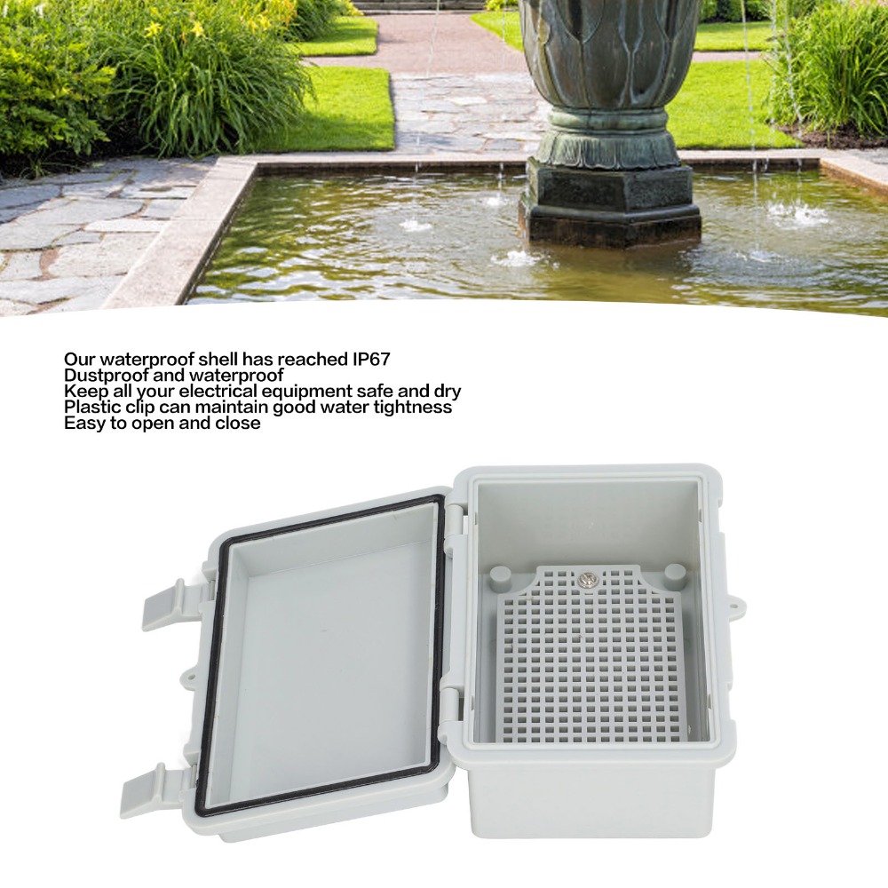 กล่องไฟฟ้ากันน้ำขนาด 150×100×7 - Outdoor Power Outlet Box บทวิจารณ์และราคา