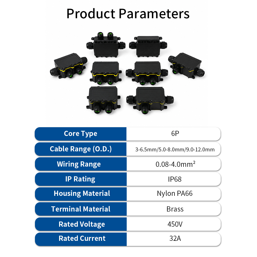 กล่องต่อสายไฟกันน้ำ IP68 แบบ 2 - Outdoor Power Outlet Box บทวิจารณ์และราคา