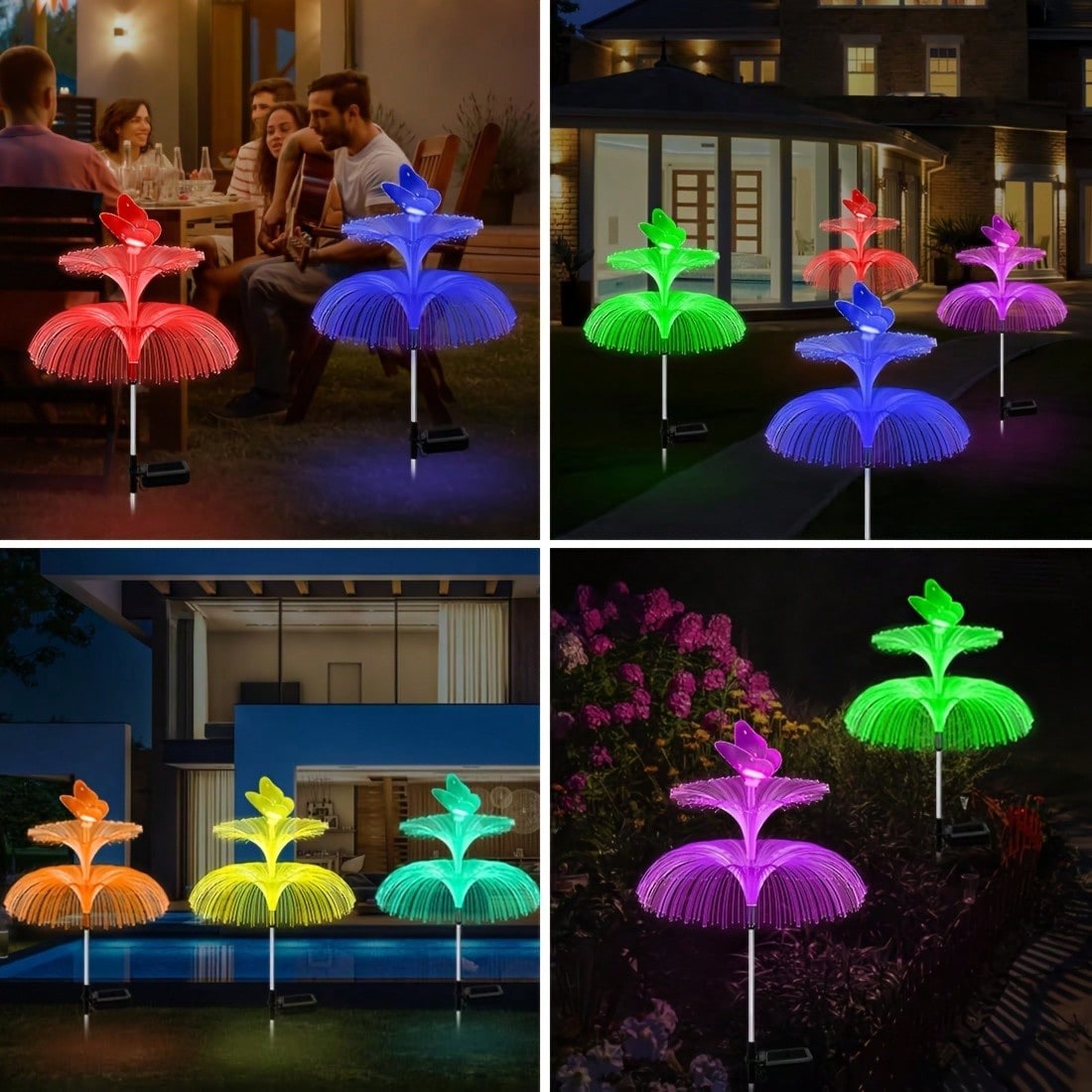 โคมไฟสวนพลังงานแสงอาทิตย์รูปแม - Outdoor Yard Power Stake บทวิจารณ์และราคา