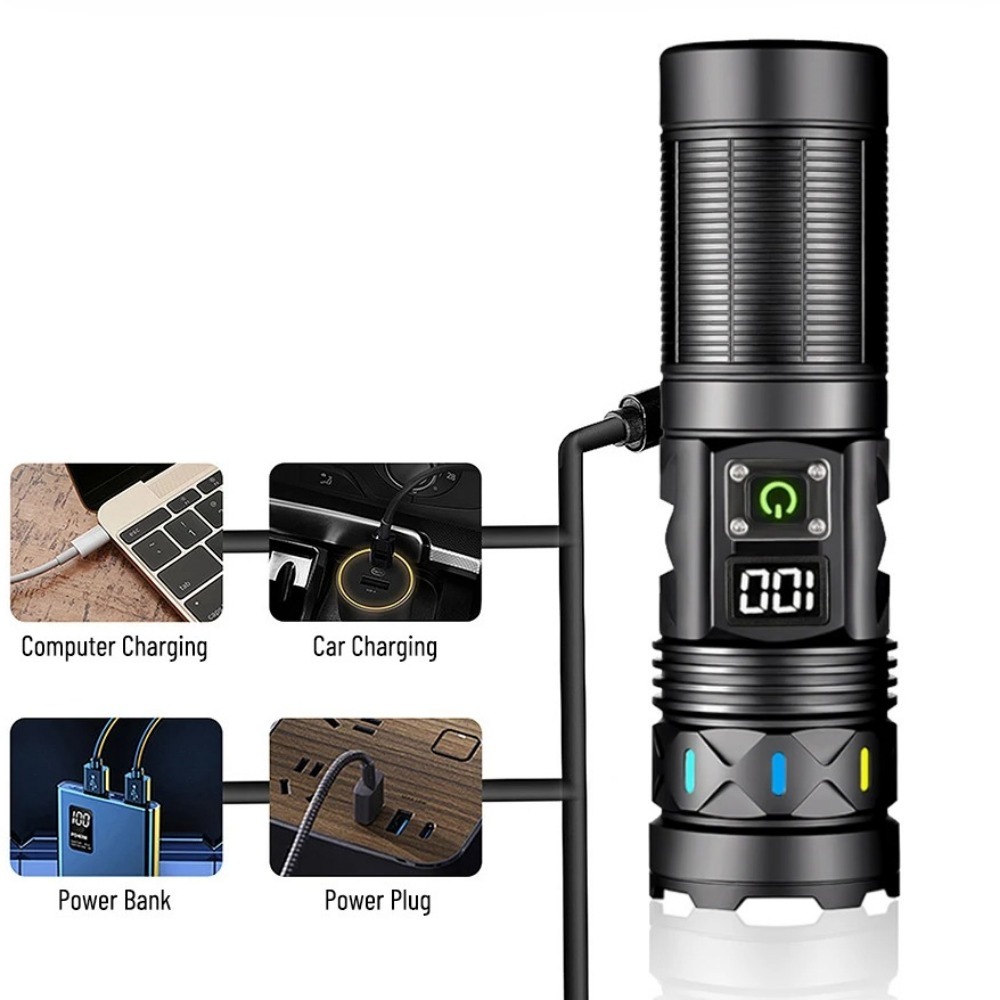 ไฟฉาย LED พลังงานสูงแบบยืดหดได - Outdoor Power Meter บทวิจารณ์และราคา